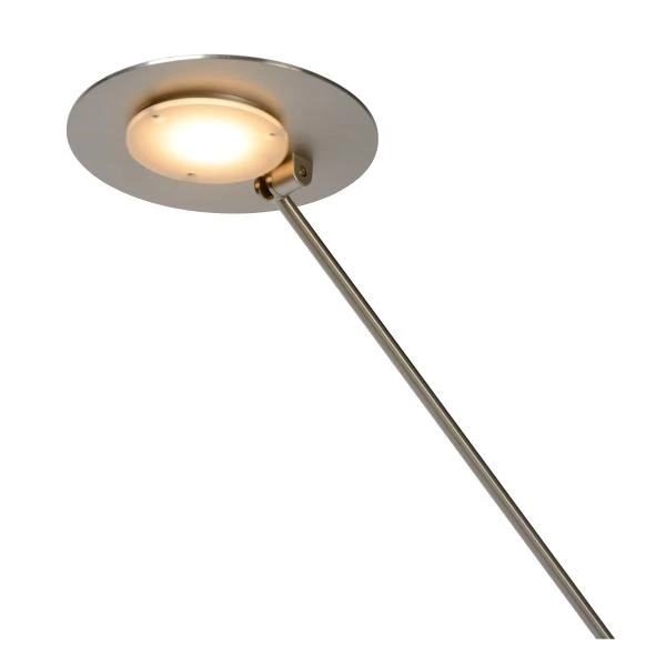 Lucide ANSELMO - Floor reading lamp - Ø 25 cm - LED Dim. - 1x9W 3000K - Satin Chrome - detail 4